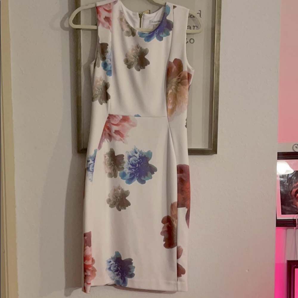 Calvin Klein springtime dress